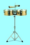 Фото:Sonor 90601500 BTI 1314 Тимбалес, 13" и 14", латунь, со стойкой