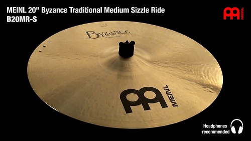 Meinl B20MR-S Byzance Traditional Medium Ride with sizzles 20"  -