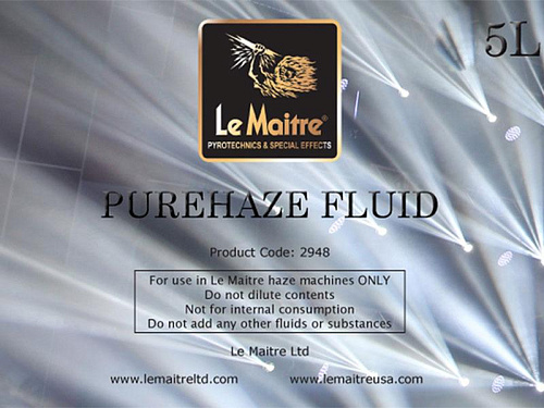 LE MAITRE PUREHAZE FLUID, 5L Жидкость для генераторов тумана