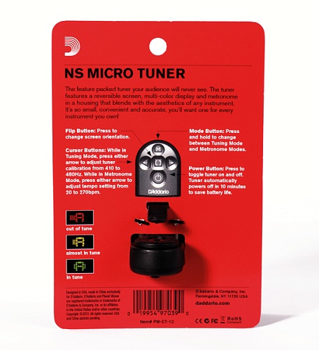 Planet Waves PW-CT-12 NS Mini Headstock   