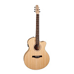 Фото:Simon & Patrick Wild Cherry CW MiniJumbo T35 Электроакустическая гитара