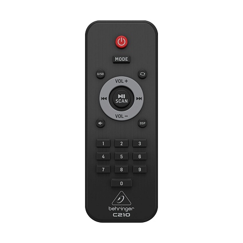 BEHRINGER C210 Портативный комплект из сабвуфера 8' и сателлита 4x2,5', 200 Вт. Bluetooth, пульт ДУ, MP3-плеер, микшер