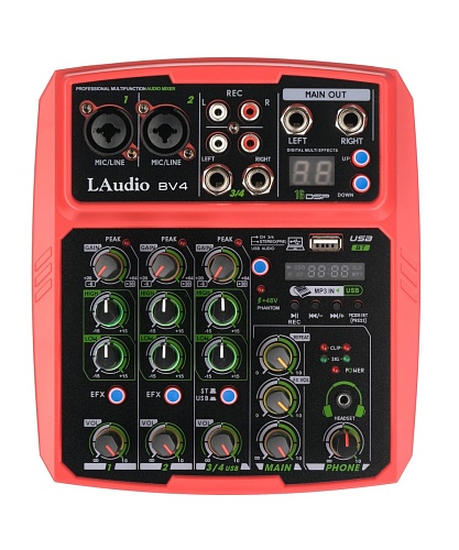 LAudio BV4 Микшерный пульт, 4 канала