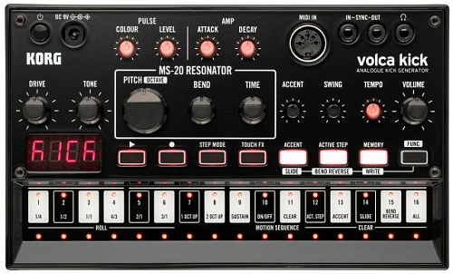 KORG volca KICK Аналоговый kick синтезатор/генератор