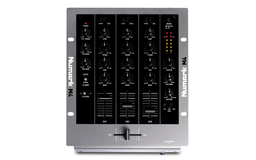 NUMARK M4 3-канальный профессиональный 10' микшер входы: 2 phono/линейных, 4 линейных, 1 микрофонный