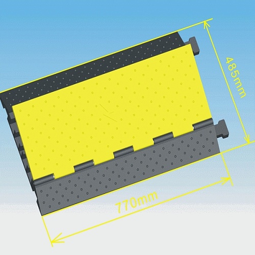 Invotone CG5   защитный порог для кабеля, 5 каналов, 770х485х65 мм