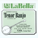 Фото:La Bella 720L-LE Комплект струн для банджо тенор, 10-31