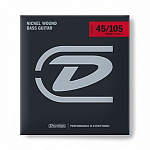 Фото:Dunlop DBN45105S Комплект струн для бас-гитары