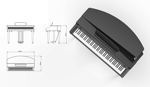 Artesia AG-28 Цифровой кабинетный рояль