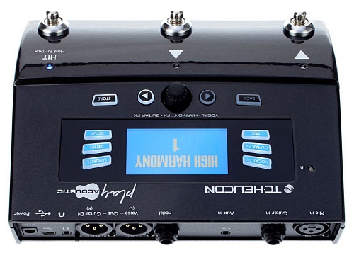 TC HELICON Play Acoustic Напольный процессор эффектов / гармонайзер для вокала и акустической гитары
