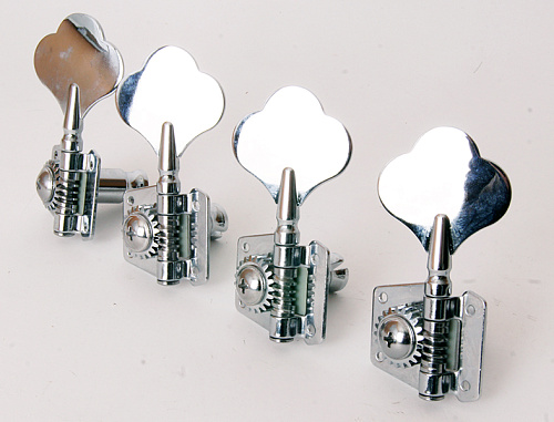 Caraya MB-3001-CR Комплект колковой механики для бас-гитары, 2+2