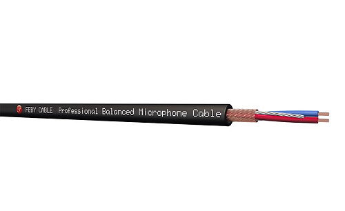 Feby Cable FC234BK-100 Кабель микрофонный балансный, черный, 100 м