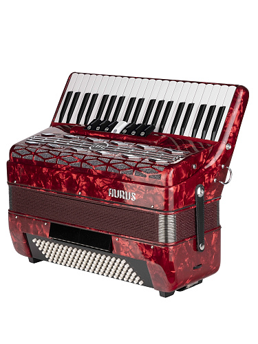 Aurus JH2008-RED Аккордеон 41/120/7/2, красный, с футляром