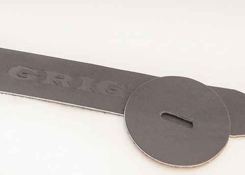Grig GRT-1 Ремни для оркестровых тарелок, кожа, черные