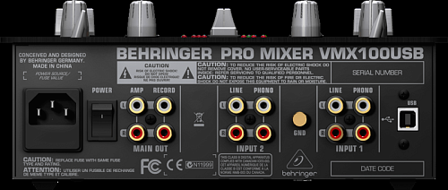 Behringer VMX100USB DJ-микшерный пульт