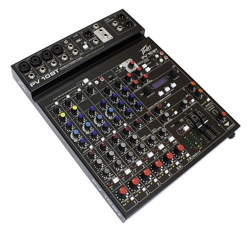 Peavey PV 10 BT 10-канальный аналоговый микшерный пульт с Bluetooth и USB