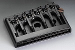 Фото:Schaller 3D-6 Бридж (струнодержатель), черный хром