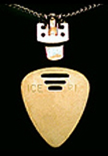 D'Andrea NB IcePix Металлический медиатор на цепочке на шею, латунь, 1 штука.
