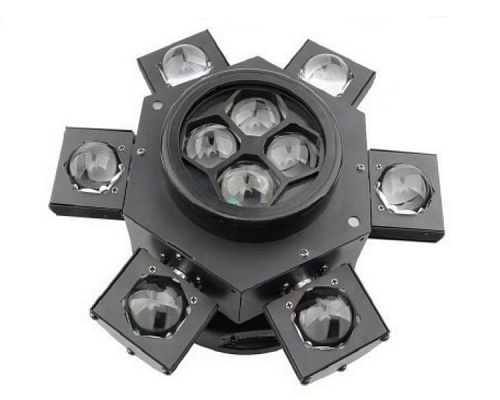 Bi Ray ML6A Моторизированный прожектор смены цвета (колорчэнджер) паук, 10х10 Вт+лазер