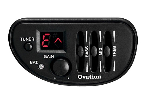 Ovation CS24-5 Celebrity Standard Mid Cutaway Black Электроакустическая гитара с вырезом