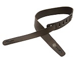 Фото:D'Andrea LIS-039-L2.75-BRN Ремень для гитары с блокировкой, кожа, коричневый, Lock-It Straps