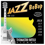 Фото:Thomastik BB113 Jazz BeBob Комплект струн для электрогитары, Medium Light, сталь/никель,13-53