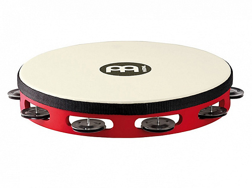 Meinl TAH1BK-R-TF Touring Тамбурин 10", с пластиком, 1 ряд бубенцов, красный