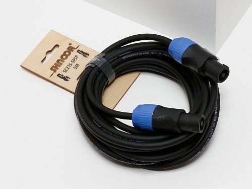 Shnoor SC215-SPSP-1m Кабель акустический гибкий, 2x1,5 мм, Speakon, 1 м