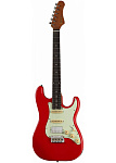 Фото:Crafter Modern Seoul VVS RS Vintage Red Электрогитара с чехлом, цвет красный