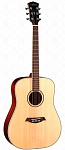 Фото:Parkwood S41 Красивая акустическая гитара, дредноут, с чехлом