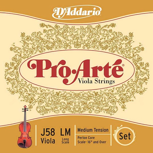 D`Addario J58-LM PROARTE Комплект струн для альта