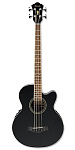 Фото:Ibanez AEB8E Black Электроакустическая бас-гитара, цвет черный