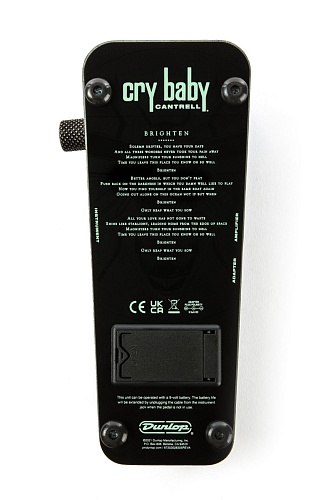 Dunlop JC95FFS Jerry Cantrell Firefly Cry Baby Wah  