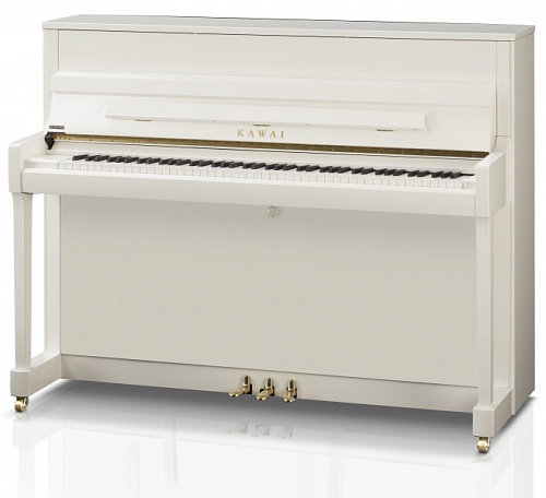 Kawai K200 WH/P Акустическое пианино, цвет белый
