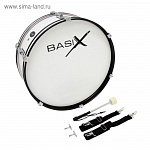 Фото:Basix CHESTER Junior Street Percussion White Бас барабан маршевый (22" х 7")