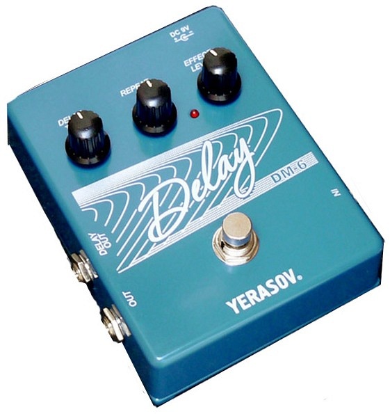 Педаль эффектов YerasovDM-6 Delay дилэй. Педаль формирует электронным способом за