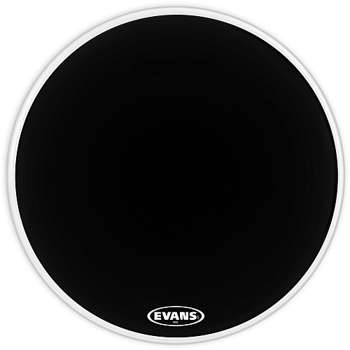Evans BD24MX2B MX2 Black Bass Пластик для маршевого бас барабана 24", двухслойный