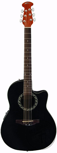 Applause AB24II-5 Balladeer Mid Cutaway Black Электроакустическая гитара