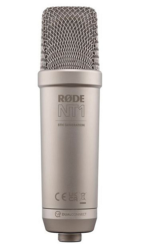 RODE NT1 5th Generation Silver Студийный кардиоидный микрофон, цвет серебристый