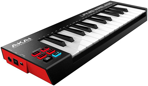 AKAI PRO LPK25 WIRELESS Портативный беспроводной USB/миди-контроллер, 25 клавиш