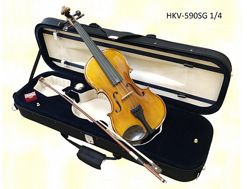 Hans Klein HKV-590SG 1/4 (пр-во Германия) Скрипка (КОМПЛЕКТ кейс+смычок+канифоль)