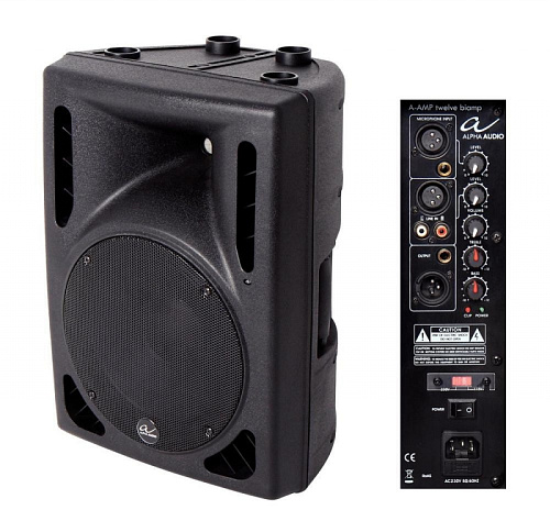 ALPHA AUDIO A-AMPA-AMP Twelve Biamp активная акустическая система, НЧ динамик 12", мощность 180 Вт