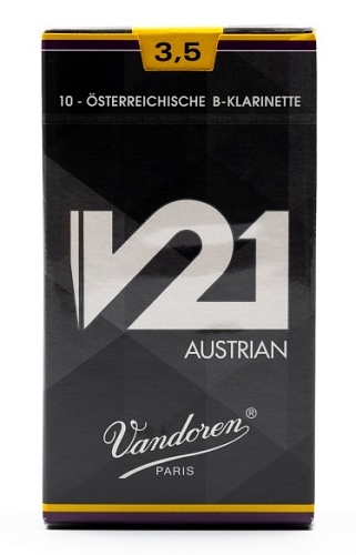 Vandoren CR8835 V21 Austrian Трости для кларнета Bb, №3.5, 10 шт