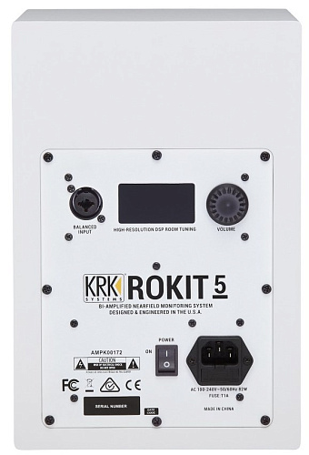 KRK RP5G4WN Активный 2-х полосный (Bi-Amp) 5-ти дюймовый студийный звуковой монитор