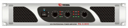 VOLTA PA-3.800 Усилитель мощности, 2х250 Вт + 500 Вт / 2х400Вт +  800 Вт.