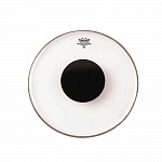 :REMO CS-0313-10 Batter, Controlled Sound, Clear, Black Dot On Top, 13'' 