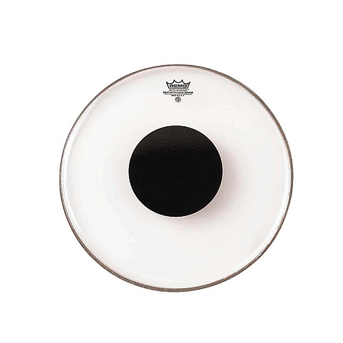 REMO CS-0313-10 Batter, Controlled Sound, Clear, Black Dot On Top, 13'' 
