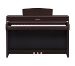 Фото:Yamaha CLP-745R Clavinova Цифровое пианино, со стойкой, педалью и банкеткой, цвет палисандр