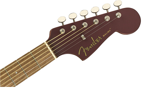 Fender Malibu Plyr Burgundy Satin WN Электроакустическая гитара