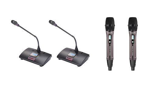 LAudio 8000C-2H2D Беспроводная конференц-система, 2 настольных и 2 ручных микрофона
